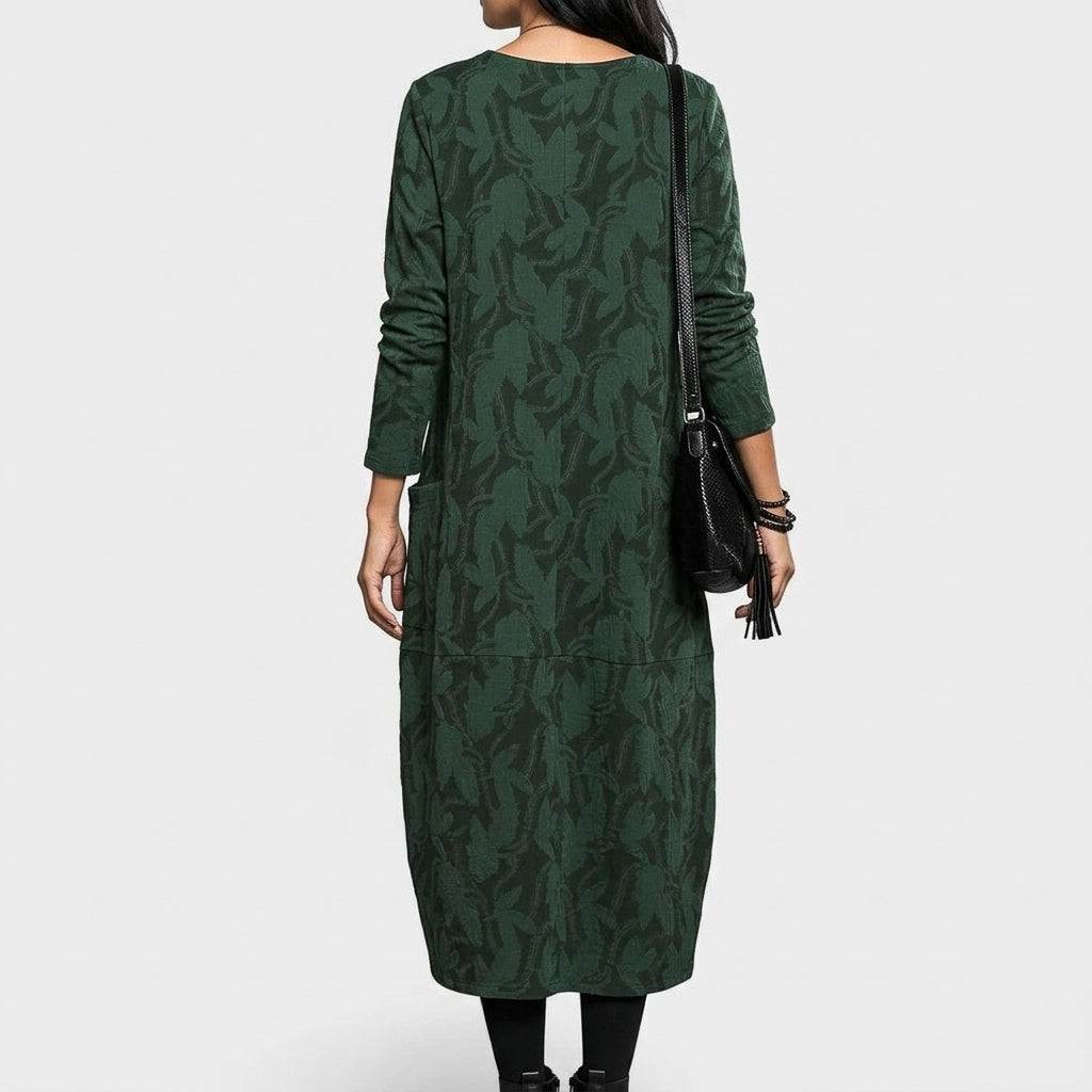 Sage Dress - Back View